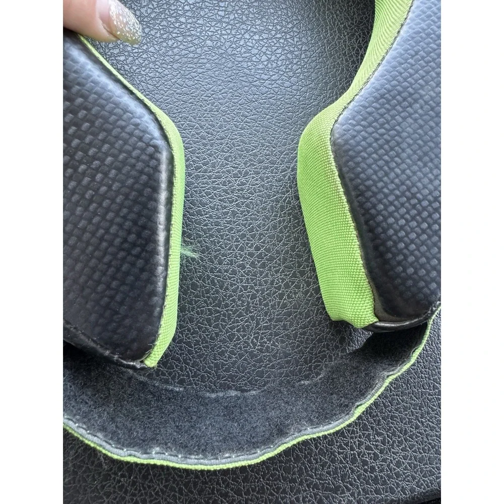 K1 RaceGear 15-NEC-CAV-A Nylon Karting Neck Collar, Green/Carbon, Adult Size